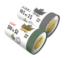 2019 Coloured $2 Special Wrap Roll Collection -75 th Anniversary of D-Day