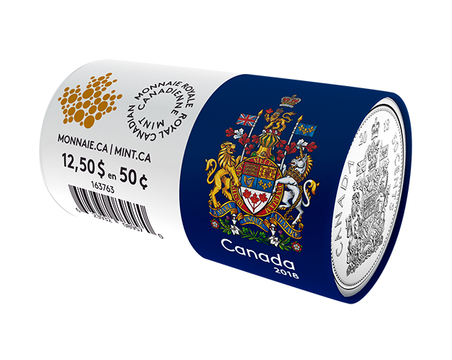 2018 50-cent Special Wrap Circulation Roll