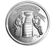 2017 25-cent 125th Anniversary of The Stanley Cup Special Wrap Coin Roll