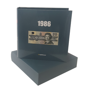 Numi Album For Canadian Banknote 1986