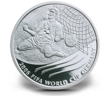 2003 Canada Fine Silver Five Dollars Coin-F.I.F.A World Cup