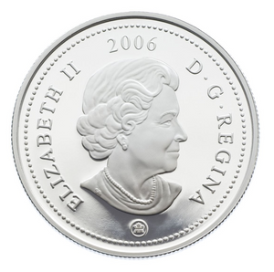 2006 Canada Fine Silver Five Dollars Coin-Canadian Forces Snowbirds