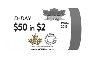 2019 non Coloured $2 Special Wrap Roll-75 th Anniversary of D-Day