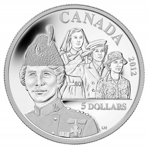 2012 Canada Fine Silver Five Dollars-Georgina Pope