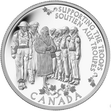 2015 Canada Fine Silver $5 Five Dollars -Today's Monarch, yesterday Princess