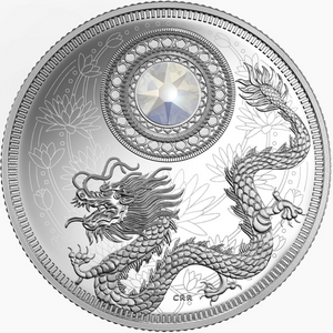 Canada Fine Silver $5 Five Dollars- Birthstones: June-Pearl