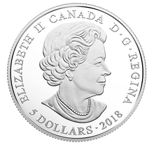 2018 Canada Fine Silver $5 Five Dollars- Birthstones: January