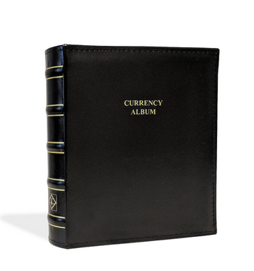 SMALL CURRENCY ALBUM IN CLASSIC DESIGN FOR GRADED BANKNOTES