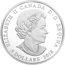 2018 Canada Fine Silver $5 Five Dollars- Birthstones: October