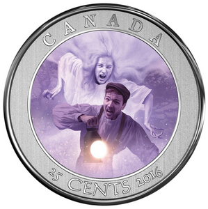 2016 Canada Cupronickel Quarter - 25 Cents-Haunted Canada-Bell Island