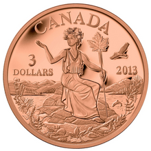 2013 Canada 3$ Fine Silver Coin - Miss Canada-An Allegory