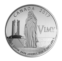 2017 Canada 3$ Fine Silver Coin - 100TH Anniversary of the battle of Vimy Ridge