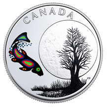 2018 Canada 3$ Fine Silver Coin - Teaching From Grandmother Moon Series-Sucker Moon