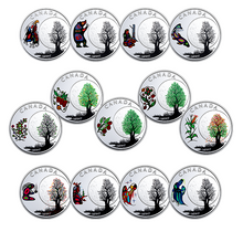 2018 Canada 3$ Fine Silver Coin - Teaching From Grandmother Moon Series-Sugar Moon