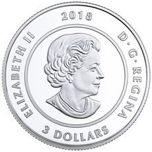 2018 Canada 3$ Fine Silver Coin - Teaching From Grandmother Moon Series-Flower Moon