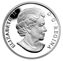 2013 Canada Fine Silver $10 Ten Dollars-The Inukshuk