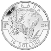 2014 Canada Fine Silver $10 Ten Dollars-Canada Goose