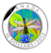 2015 Canada Fine Silver $10 Ten Dollars-Pygmy Snaketail