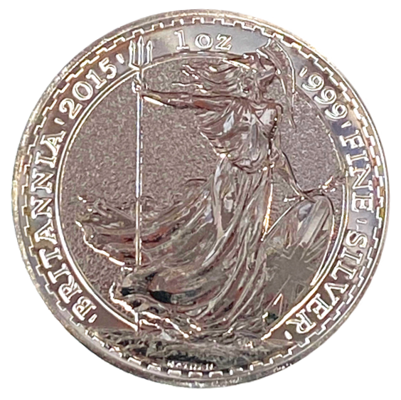 2015 Great Britain Britannia UNC 1 Oz Ounce .999 Fine Silver