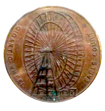 Earls Court Gigantic Ferris Wheel  Medal/ Token
