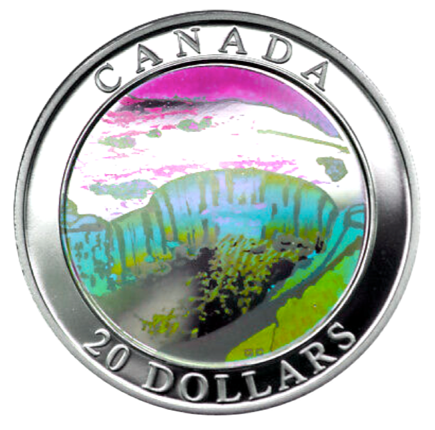 2003 Canada 20 Dollars Natural Wonders,  Fine Silver coin- Niagara Falls