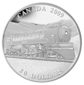 2009 20 Dollars Fine Silver Coin, Locomotives Series-The Jubilee