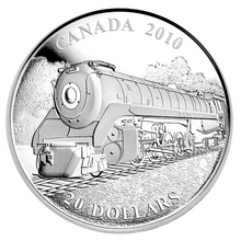 2010 20 Dollars Fine Silver Coin, Locomotives Series-The Selkirk