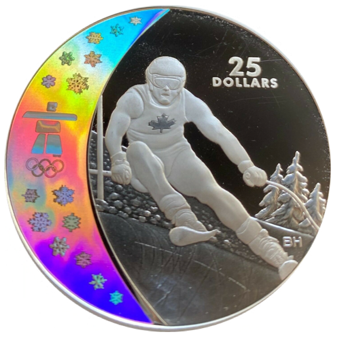 2007 Twenty Five Dollars, Vancouver 2010 Olympic Winter Games, Alpine Skiing