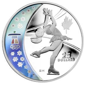 2008 Twenty Five Dollars, Vancouver 2010 Olympic Winter Games, Figure Skating