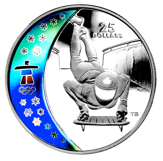 2009 Twenty Five Dollars, Vancouver 2010 Olympic Winter Games, Skeleton