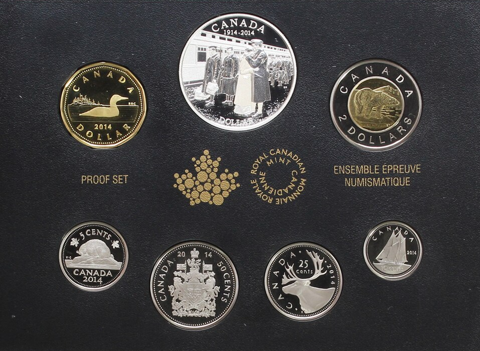 2014 Proof Set-100th Anniversary of the Declaration of the First World War