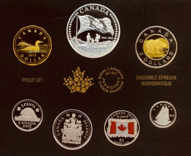 2015 Proof Set-50th Anniversary of the Canadian Flag