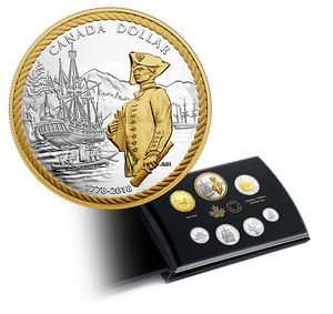 2018 Pure Silver Proof Set - 240th Anniversary of Captain Cook at Nootka Sound