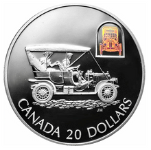 2001 Canada 20 Dollars Transportation on Land, Sterling coin # 4 The Russell