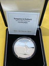 2013 $1 Kangaroo In Outback, Fine Silver proof-F-15 Privy Mark