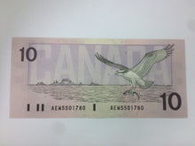 1989 Bank of Canada 10 Dollars McDonald Banknote AEW 5501780