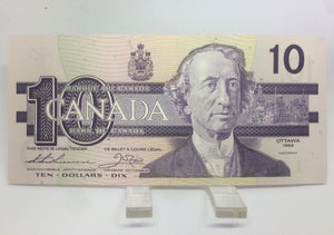 1989 Bank of Canada 10 Dollars MacDonald Banknote AET 2119366