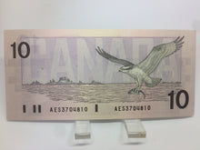 1989 Bank of Canada 10 Dollars MacDonald Banknote AES 3704810