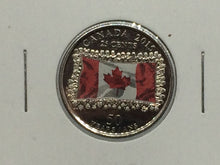 2015 Canada 25 Cents Flag variety 3