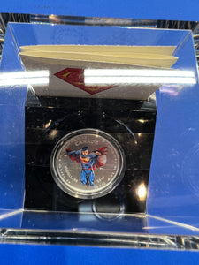 2013 Canada Fine Silver $15 Fifteen Dollars-75th Anniversary of Superman -Modern Day