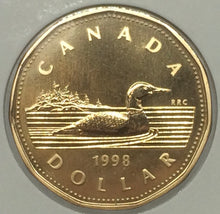 1998  Canada Specimen  Loonie Dollar