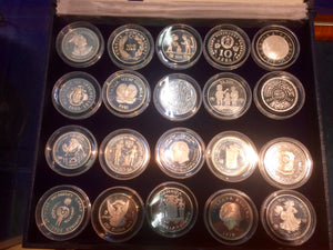 1973 UNICEF - International year of the Child, Proof Silver Coin Set