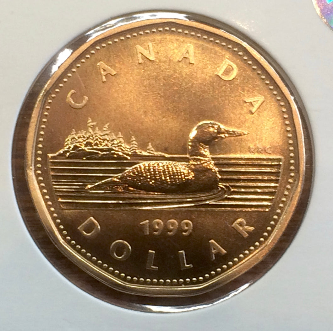 1999 Canada Specimen  Loonie Dollar