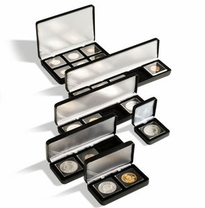 NOBILE COIN BOXES FOR QUADRUM COIN CAPSULES AND SLABS