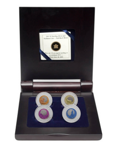 2011-2012 Canada Sterling Silver and Niobium Five Dollars -4-COIN set in Display Case