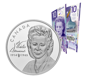 2019 Pure Silver Coin and $10 Bank Note Set - Viola Desmond