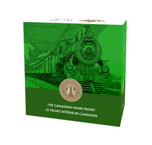2015 1 oz. Fine Silver Coin - The Canadian Home Front: Transcontinental Railroad