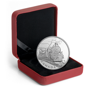 2015 1 oz. Fine Silver Coin - The Canadian Home Front: Transcontinental Railroad
