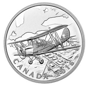 2016 1 oz. Fine Silver Coin - The Canadian Home Front: British Commonwealth Air Training Plan