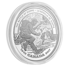 2017 1 oz. Pure Silver Coin – Second World War Battlefront: The Battle of Dieppe